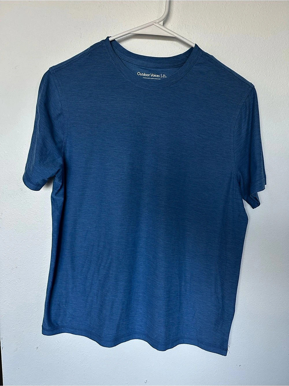 Outdoor Voices CloudKnit Tee Blue Boys XL NWT